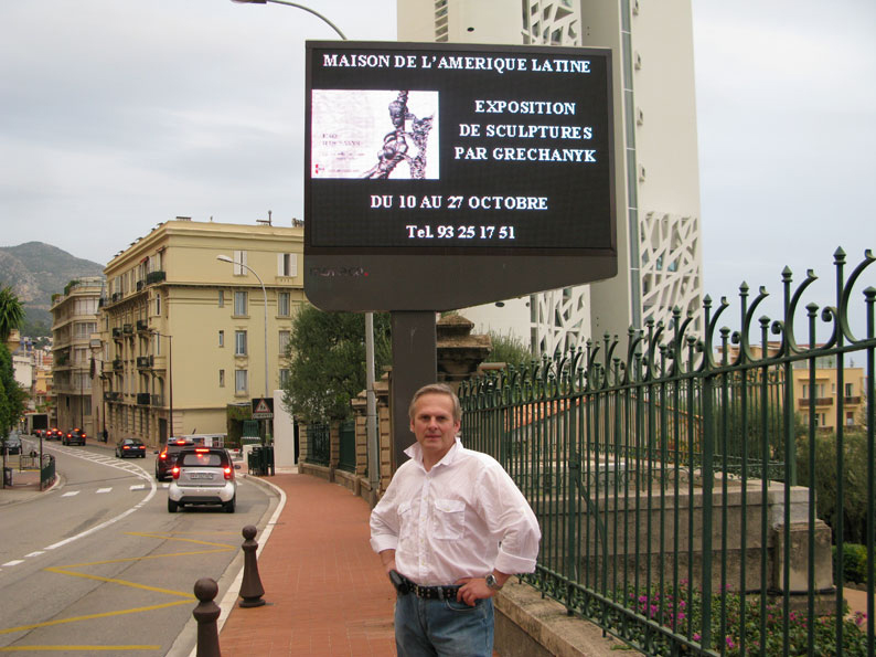 Igor Grechanyk - solo exhibition in Monaco