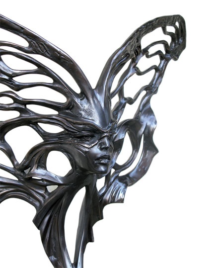 sculpture Night Flight by Igor Grechanyk