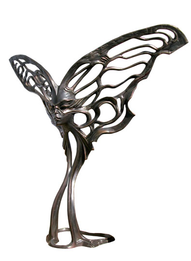 sculpture Night Flight by Igor Grechanyk