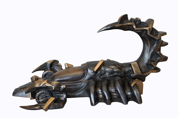 sculpture Scorpion-Car by Igor Grechanyk