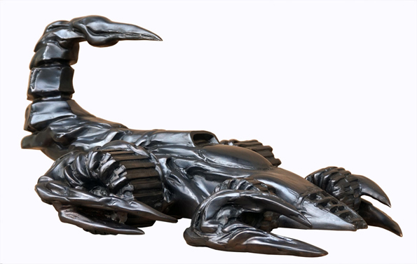 sculpture Scorpion Drive by Igor Grechanyk