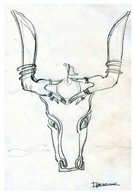 drawing by Igor Grechanyk